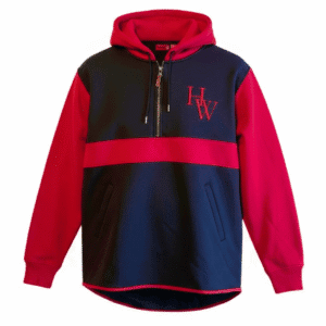 Shearing Hoodie – Black and Red