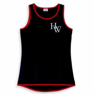 Shearing Singlet - Black and Red