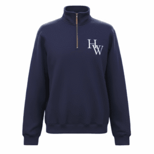 Unisex Kids' Quarter Zip Sweatshirt – Navy Blue