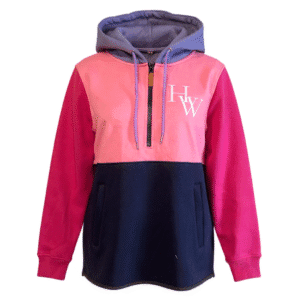 Shearing Hoodie – Pink, Purple and Navy